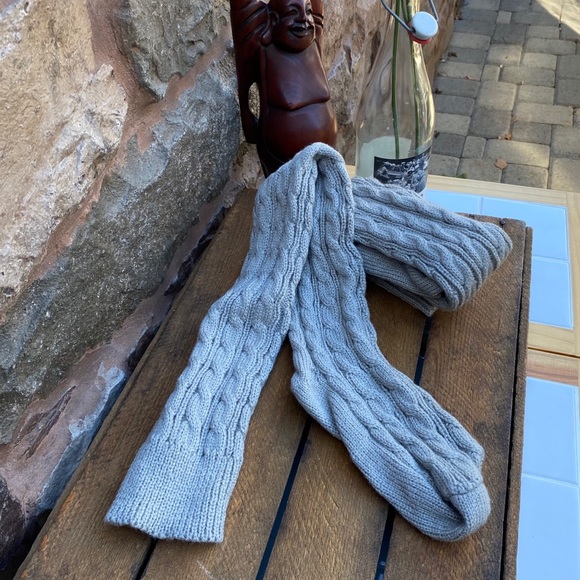 ✨SUPER LONG THI HI KNIT CABLE SOCK 24” TO HEEL - Picture 7 of 9